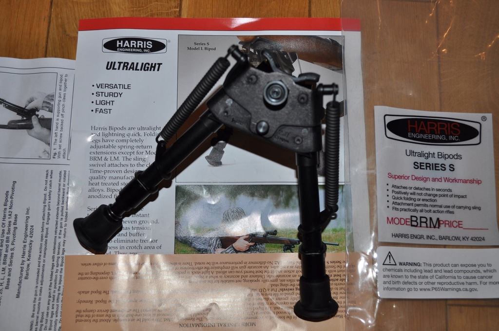 bipod dwójnóg Harris HBRMS Series S 10440634151 oficjalne archiwum
