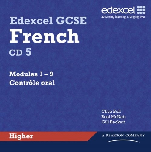 Edexcel GCSE French Higher Audio CDs Bell Clive