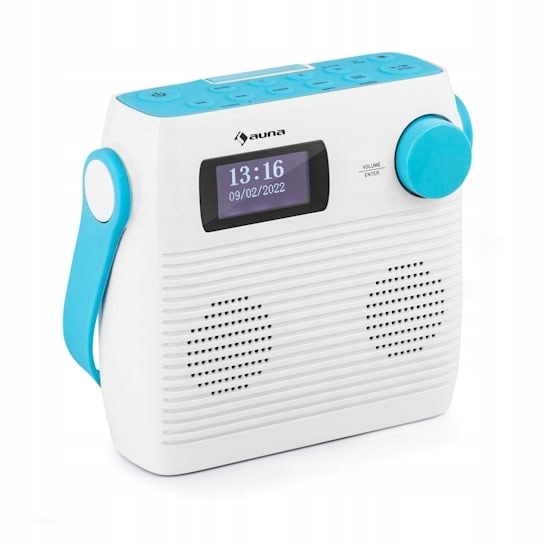 Splash Radio pod prysznic IPX4 BT DAB+/FM USB CD USB-C bateria