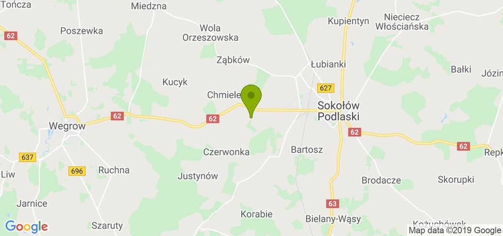 Działka Sokołów Podlaski, sokołowski, 939,00 m²