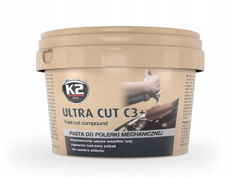 K2 Ultra Cut C3+ 500g Pasta polerska do lakieru