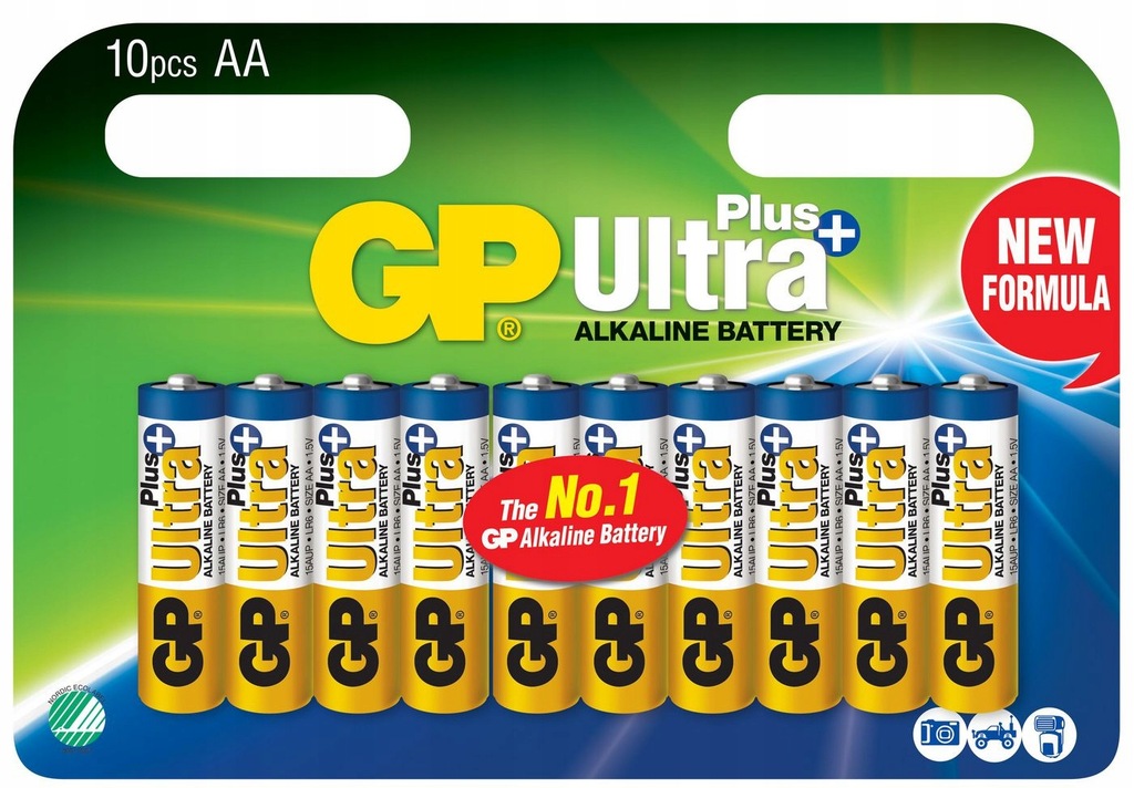 GP Batteries ULTRA PLUS ALKALINE AA/LR6