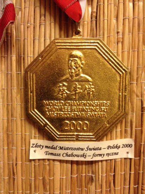 Złoty medal Tomasza Chabowskiego