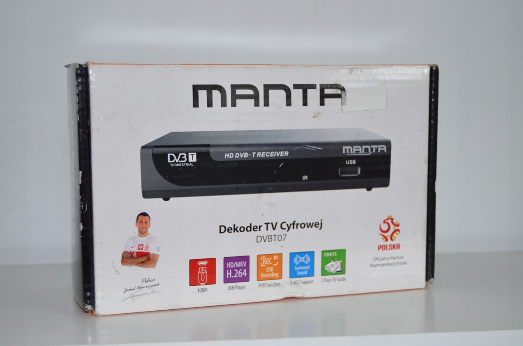 Dekoder Manta DVBT07 DVB-T + pilot