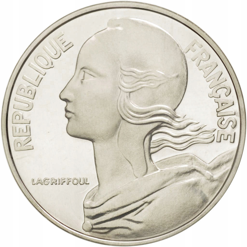 Moneta, Francja, 20 Centimes, 1981, MS(65-70), Sre