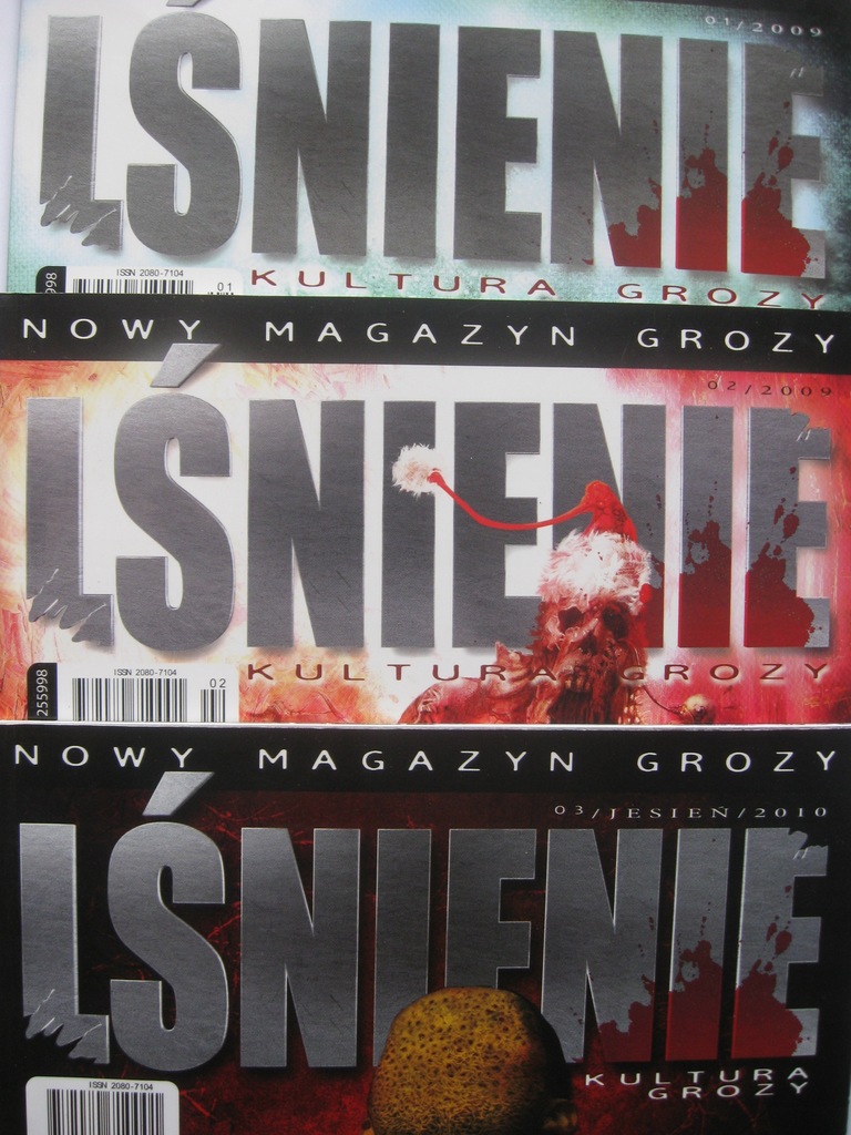 LŚNIENIE Magazyn grozy 1 i 2 /2009 i 3/2010 3 num