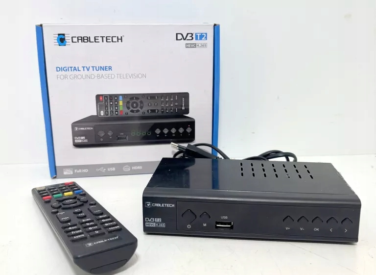 DEKODER DVB-T2 CABLETECH KOMPLET
