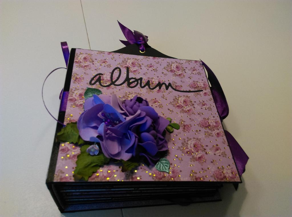 Mini album na zdjęcia scrapbooking