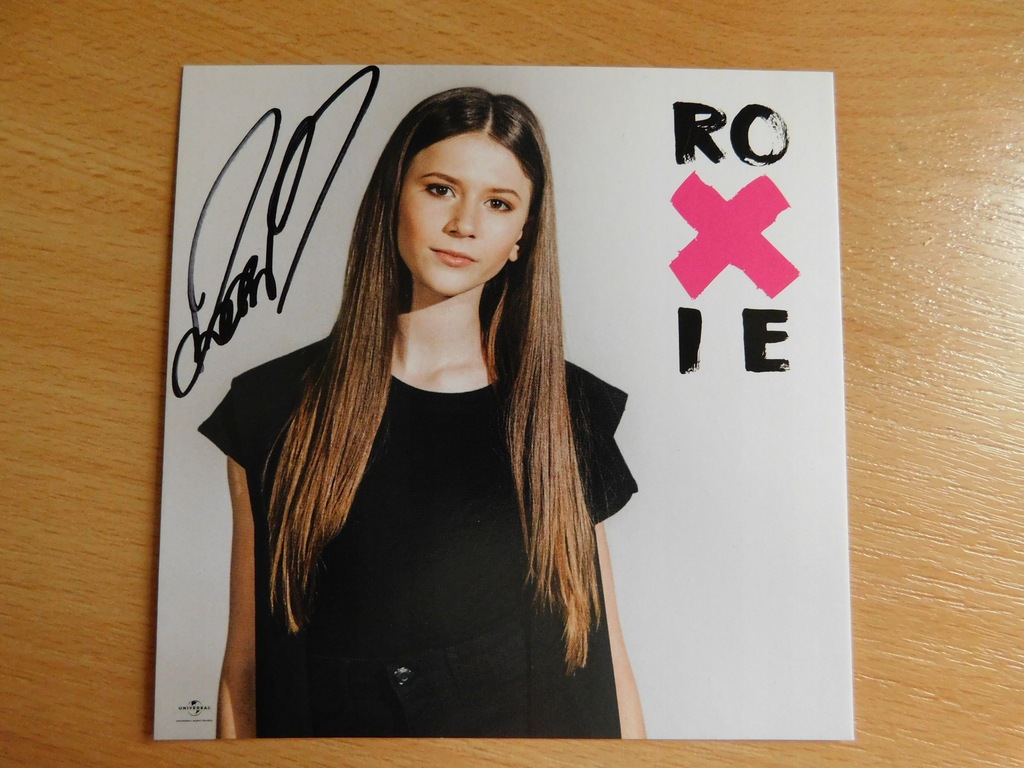 Roksana Węgiel - oryginalny autograf