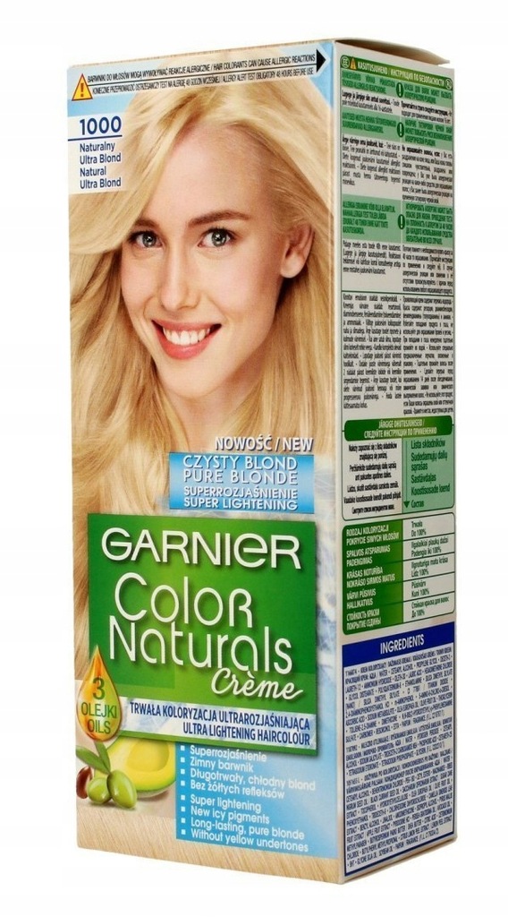 Garnier Color Naturals Krem koloryzujący nr 1000 N