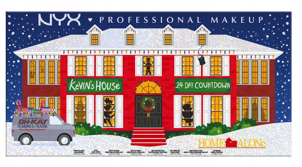 NYX Home Alone Kevins House Kalendarz adwentowy