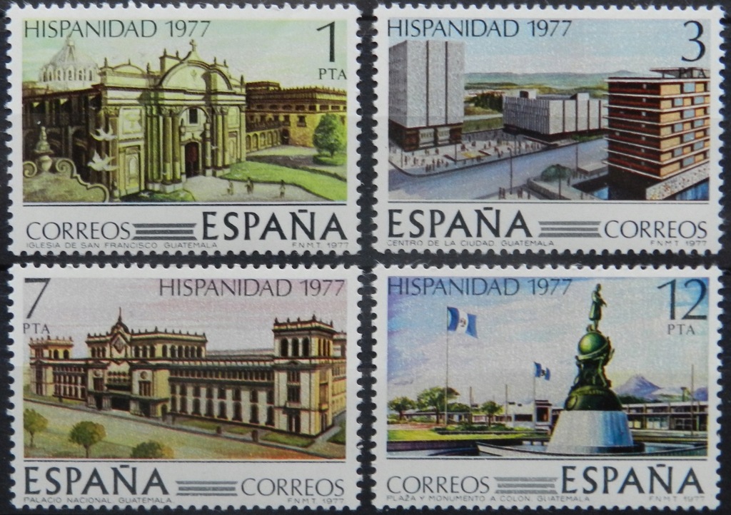 Hiszpania - Mi. 2331 - 2334 **, 1977 r.