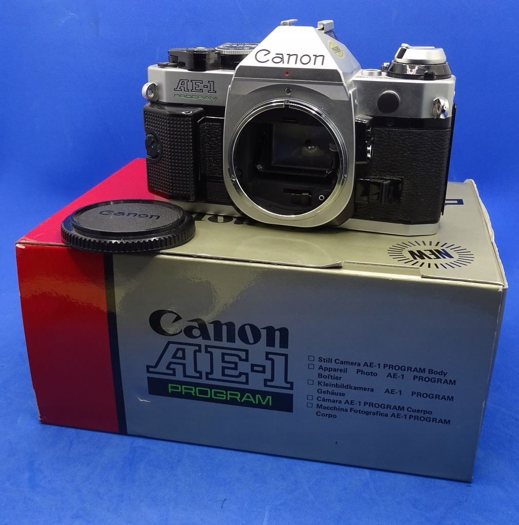 aparat analogowy CANON AE1 AE-1 PROGRAM - pudełkowany !!! igła
