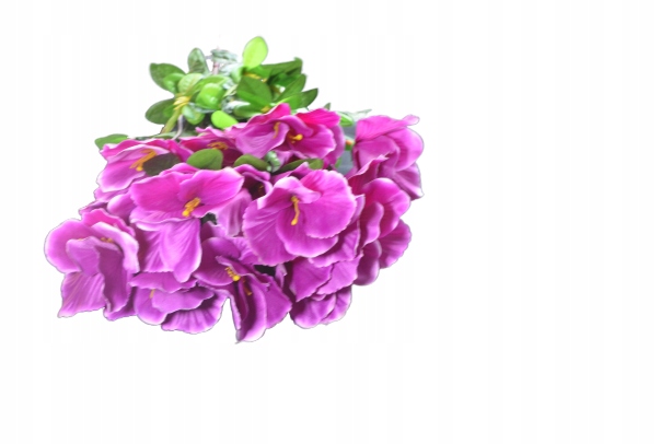 Kwiaty sztuczne Bukiet Azalia fioletowy