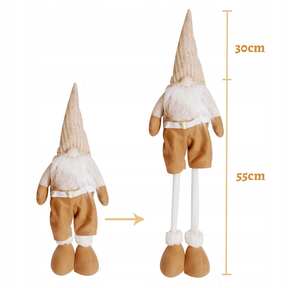 2023 nowy rok 80CM duży Gnome boże narodzenie lalk