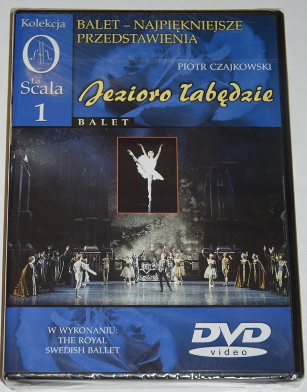 PIOTR CZAJKOWSKI, JEZORO ŁABĘDZIE BALET LA SCALA DVD * FOLIA