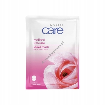 AVON Care maska w płacie z ekstraktem z róży