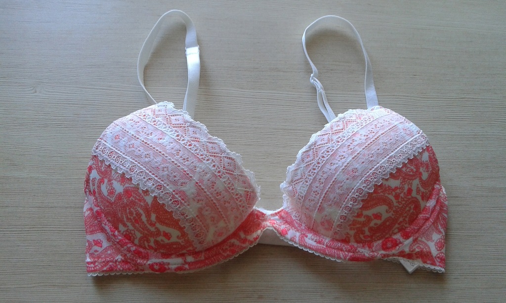 Usztywniany biustonosz push-up H&M rozm. 70B