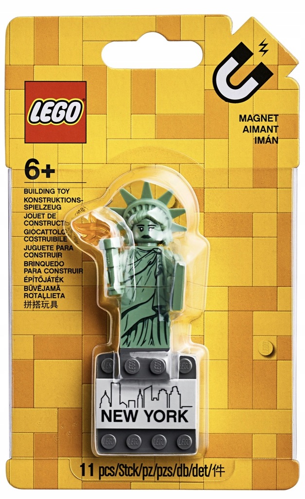 Magnes LEGO ze Statuą Wolności 854031 UNIKAT NOWY