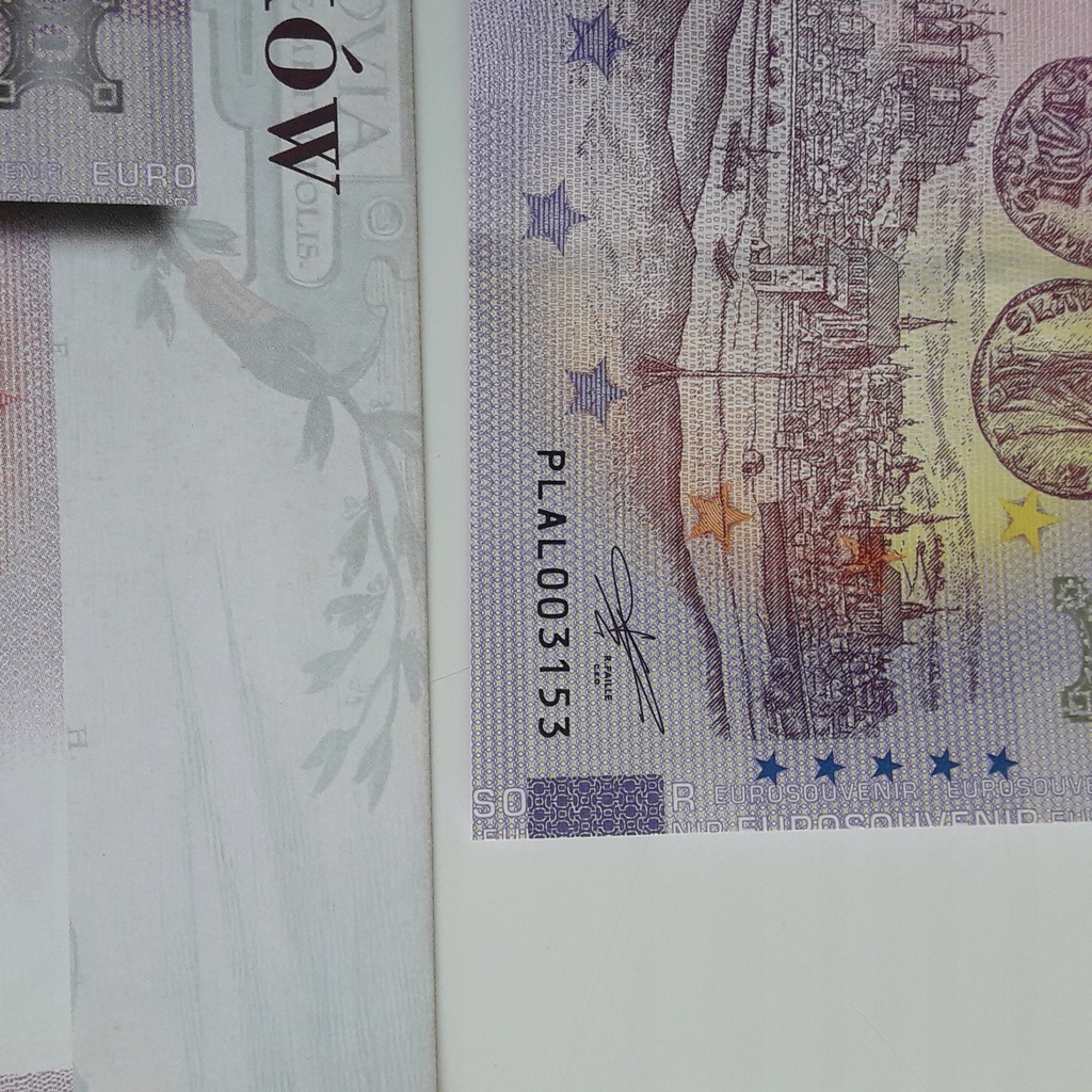 0 EURO Kraków banknot