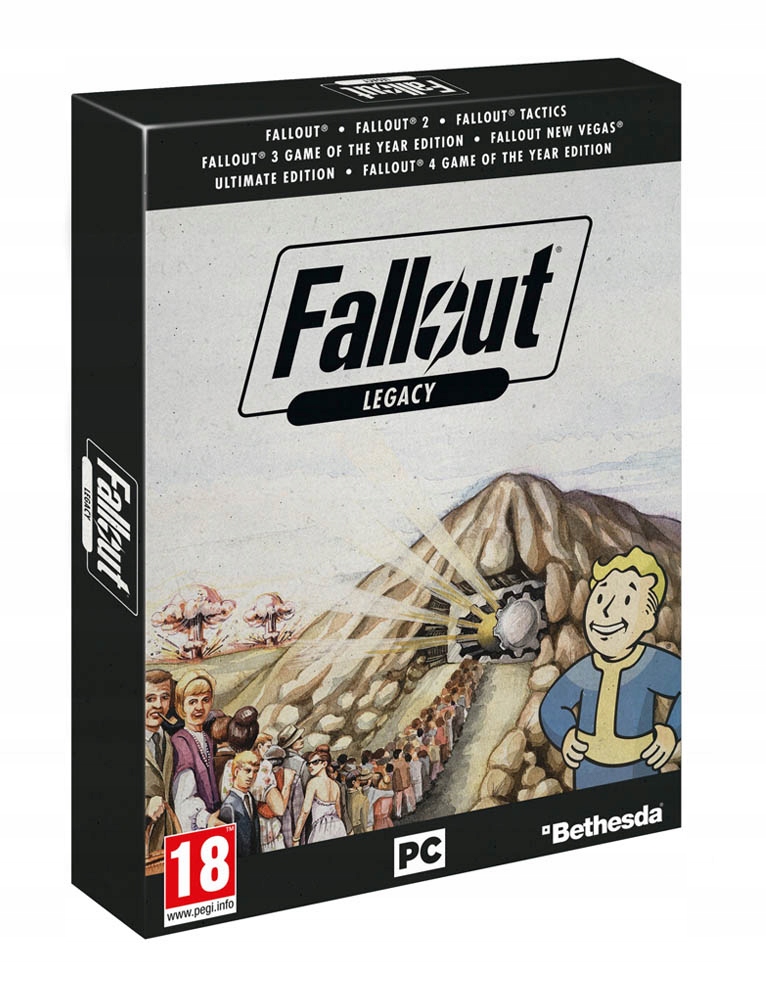 FALLOUT LEGACY PC / 6 GIER W 1 / WERSJA PUDEŁKOWA