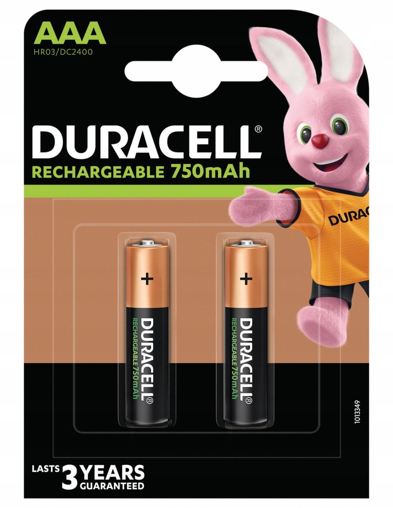 DURACELL Rechargable Precharged 750mAh