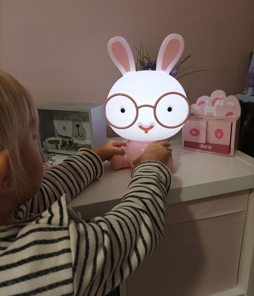 Купить Ночник для детей кроликов 3 режима 30см светодиод: отзывы, фото, характеристики в интерне-магазине Aredi.ru