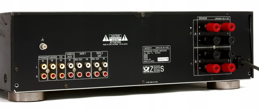 SONY TA-F420 WYSOKI MODEL WZMACNIACZA STEREO - 13015300314 - oficjalne ...