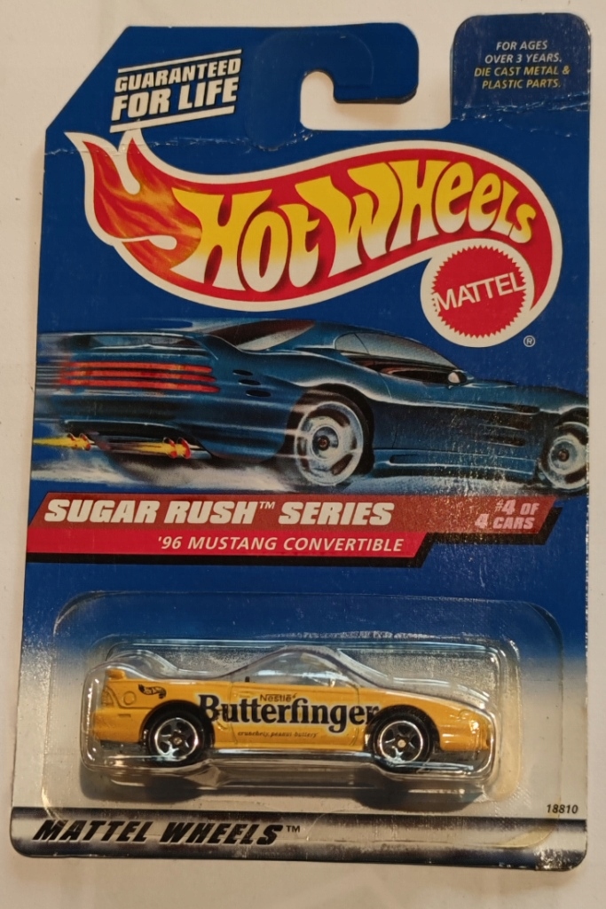Hot Wheels 96 Mustang Convertible Sugar Rush