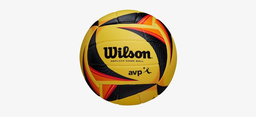 Piłka do siatkówki Wilson AVP Replica Game żółto-czarno-pomarańczowa rozm.