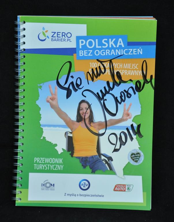 Przewodnik Polska bez ograniczeń autograf Jurka