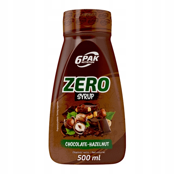 6Pak Sauce Zero 500ml - chocolate hazelnut