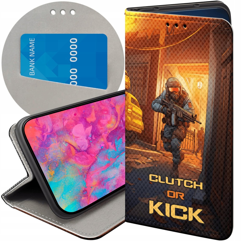 ETUI DO SAMSUNG GALAXY A50 / A30S / A50S WZORY CS GO COUNTER-STRIKE FUTERAŁ