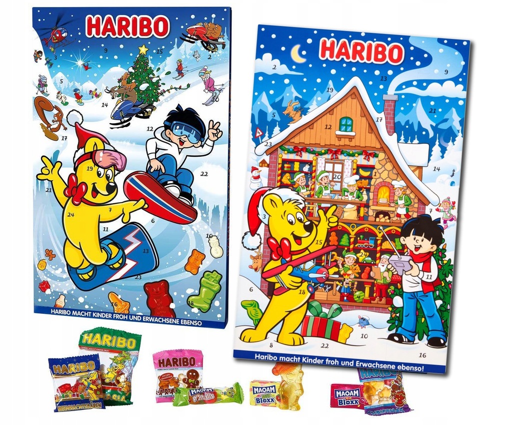 Haribo Kalendarz Adwentowy, duży XL 43 cm + gratis 8610486733