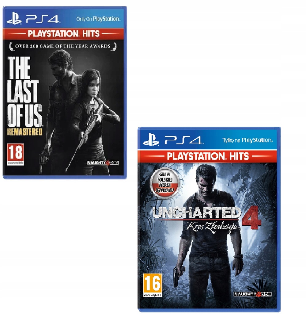 The Last Of Us Remastered + Uncharted 4 PS4/PS5