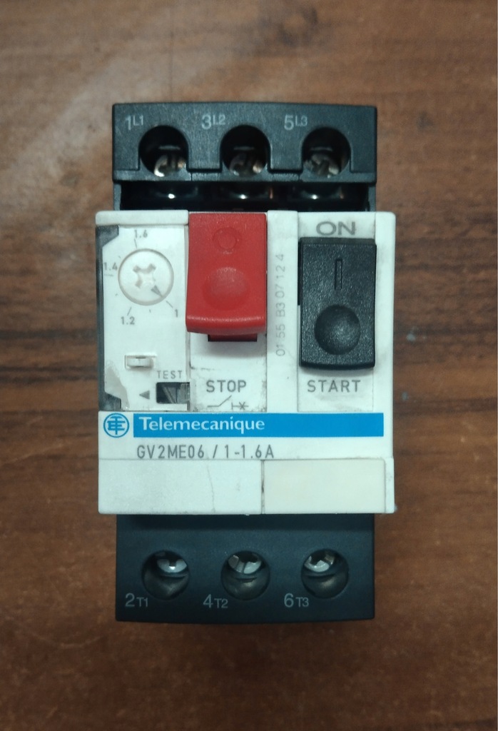 Wyłącznik silnikowy GV2ME06 1.0-1.6A