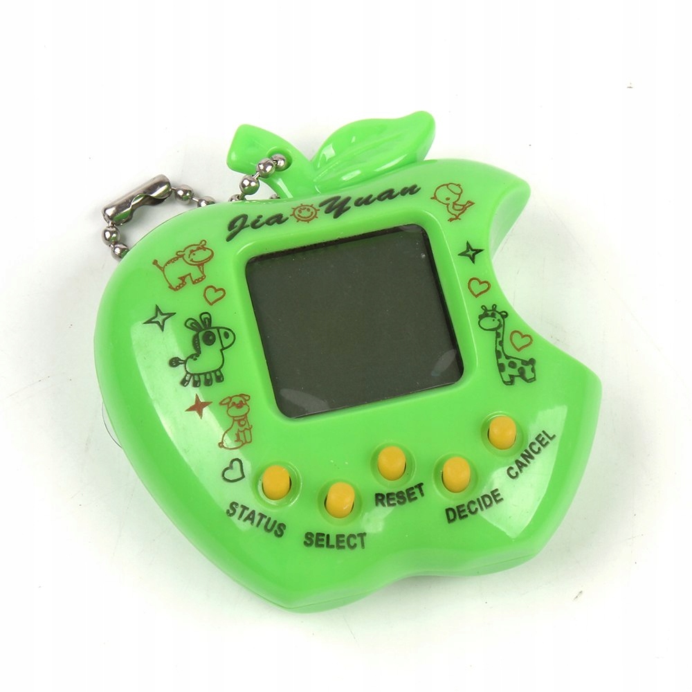 ZABAWKA TAMAGOTCHI ELEKTRONICZNA GRA JABŁKO ZIELON