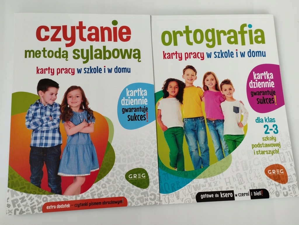 KARTY PRACY x2 Czytanie Sylabową + Ortografia 2-3