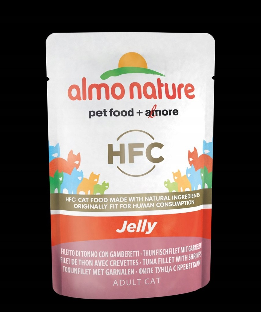 ALMO NATURE HFC Jelly - tuńczyk i krewetki 55 g