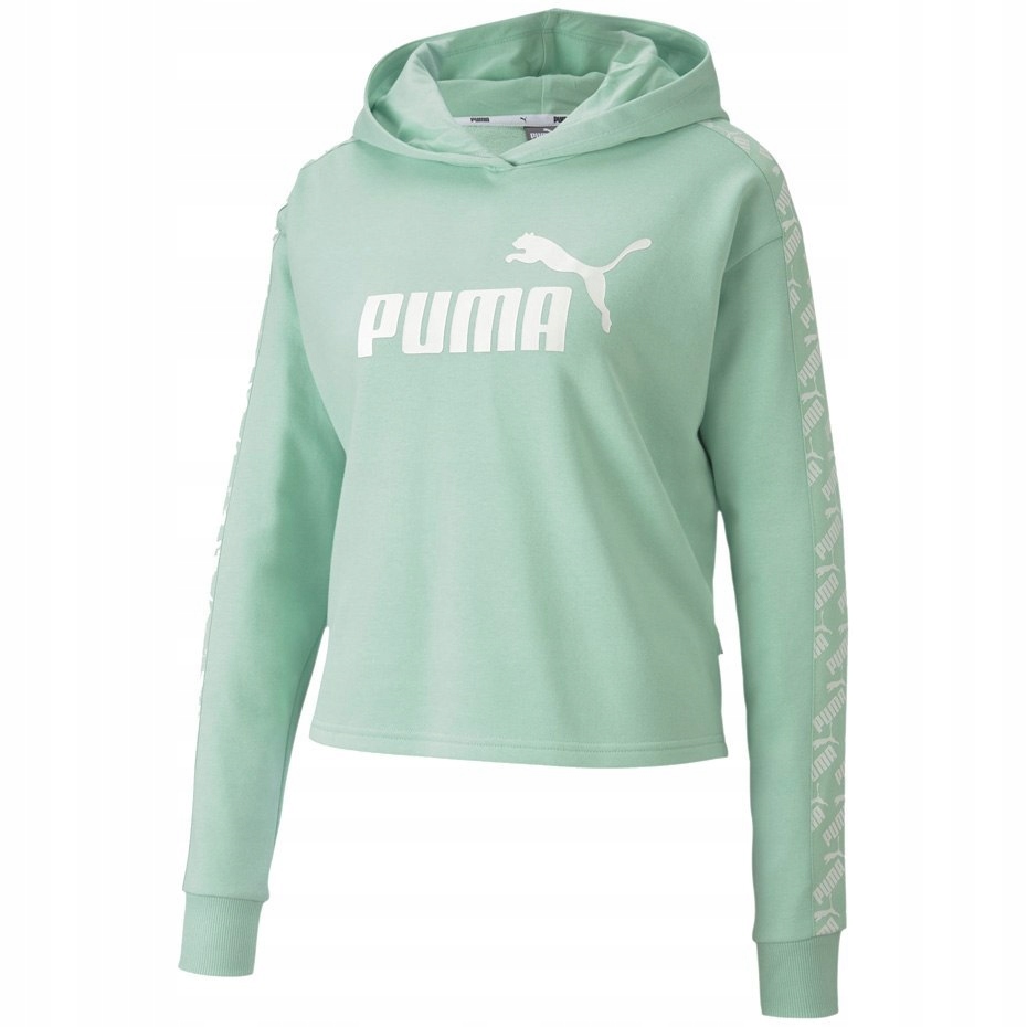 Bluza damska z kapturem Puma Amplified zielona L