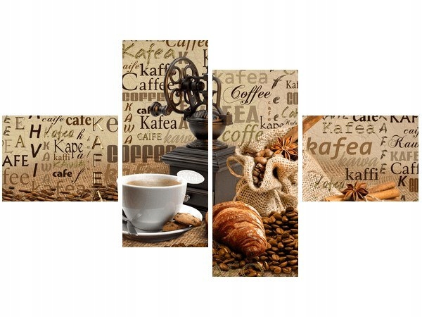 Obraz druk Fragrant Coffee kawa przyprawy korzenne