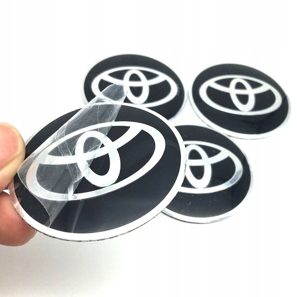 TOYOTA 60mm emblemat znaczek naklejka ALUMINIUM