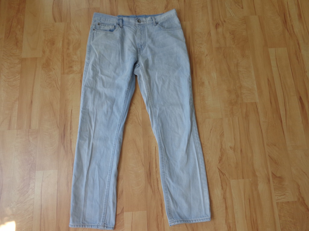 Jasne jeansy F&F rozmiar 34/32 bawełna 100%