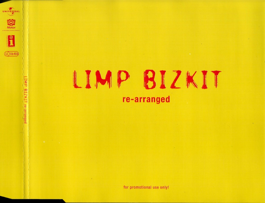 Limp Bizkit - Re-arranged PROMO CD