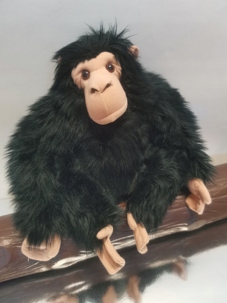 SEMO czarna małpka szympans maskotka małpa