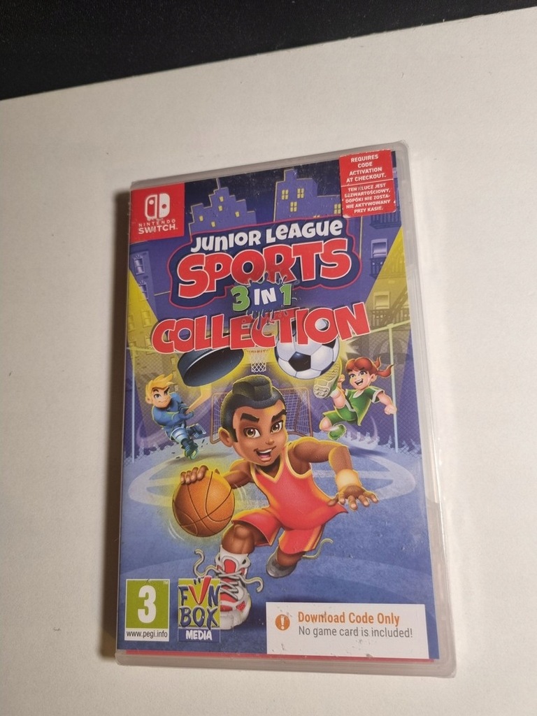 Junior League Sports 3 in 1 Collection, gra Nintendo Switch, w folii
