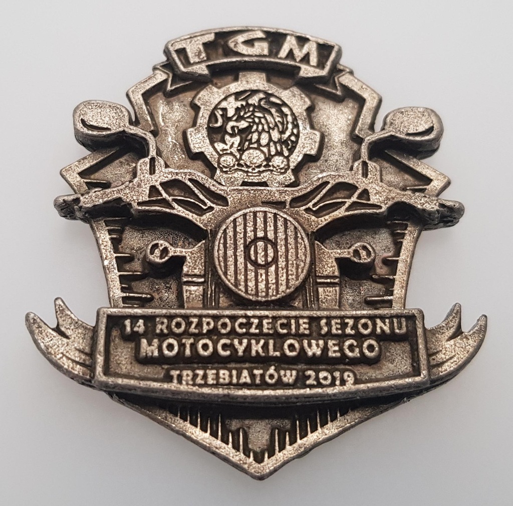Znaczek, odznaka, blacha zlotowa, motocyklowa -227