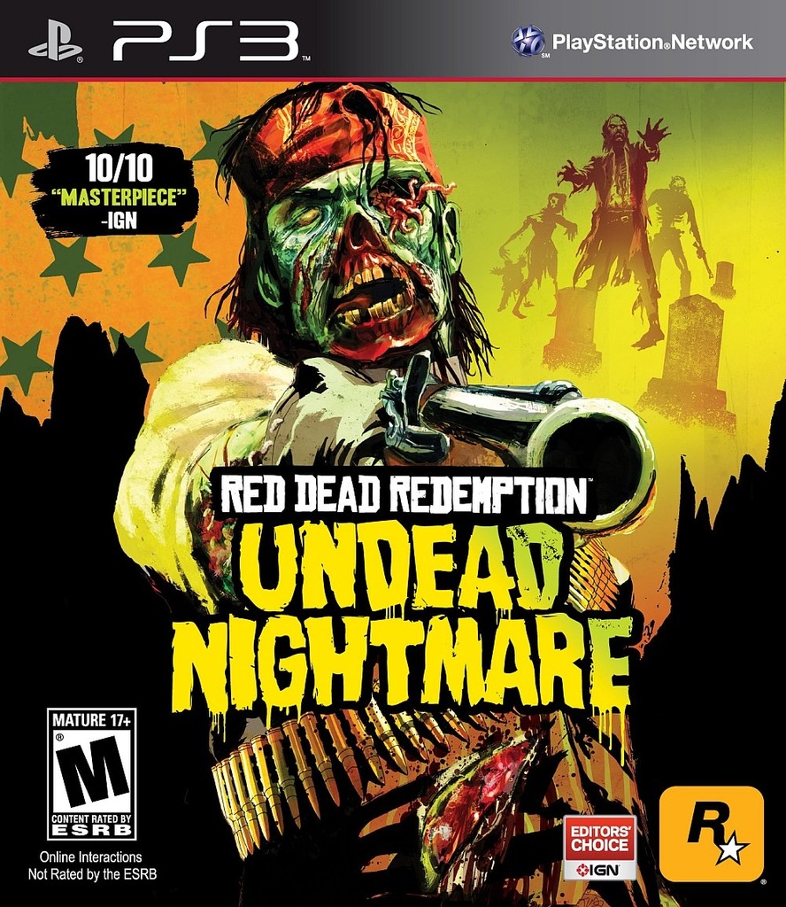 Red Dead Redemption Undead Nightmare PS3 BOX FOLIA