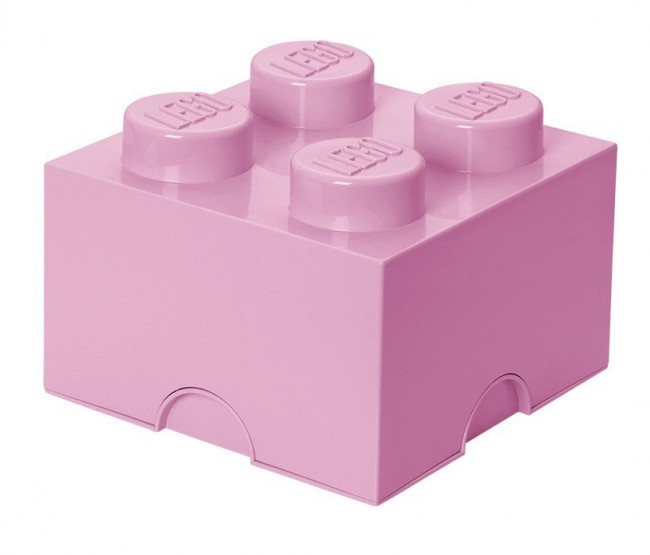 Pojemnik na klocki Lego Storage Brick 4 jasnoróżowy