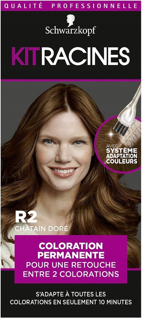 SCHWARZKOPF Kit Racines farba na odrosty R2 Złoty Brąz